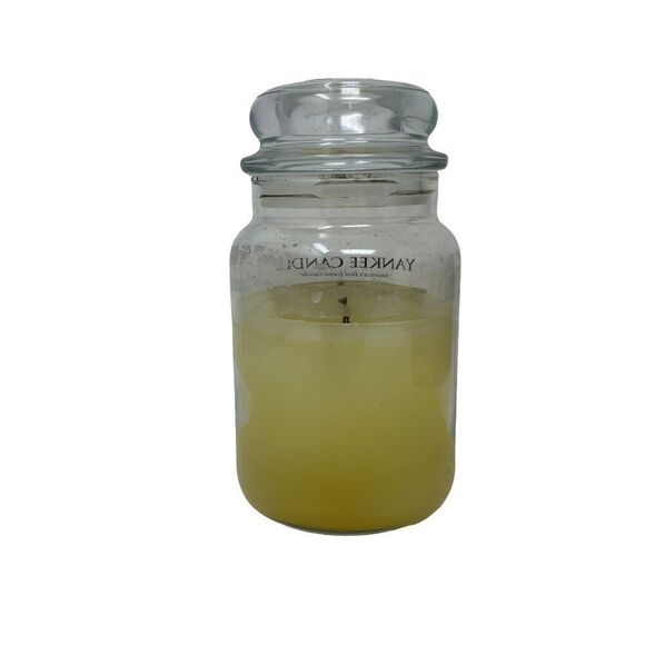 USED Yankee Candle RETIRED Lemongrass & Orange 22 oz Jar - Picture 3 of 7